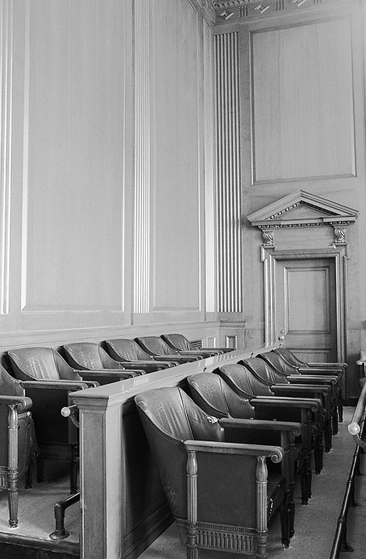 B&W Jury Box 