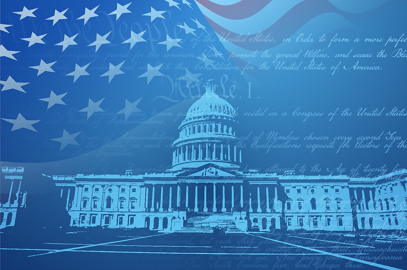 Congress, Flag, Constitution