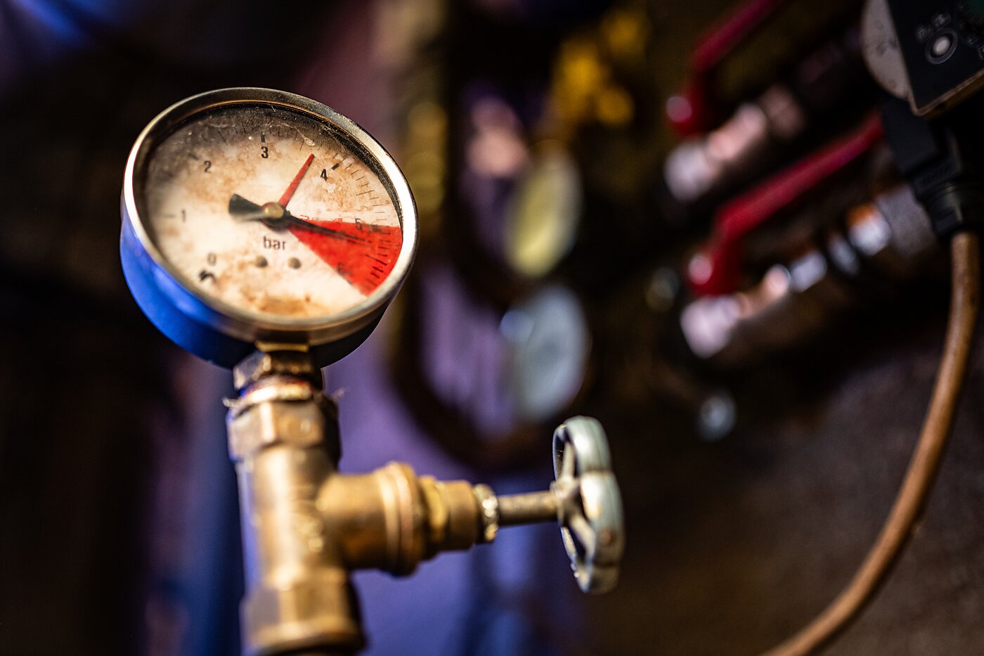Industrial pipe gauge