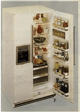 1984 Kenmore Refrigerator (maybe JD Vance’s), with a retail price of $1359.99 (image from 1984 Sears catalog, archived by https://christmas.musetechnical.com/)