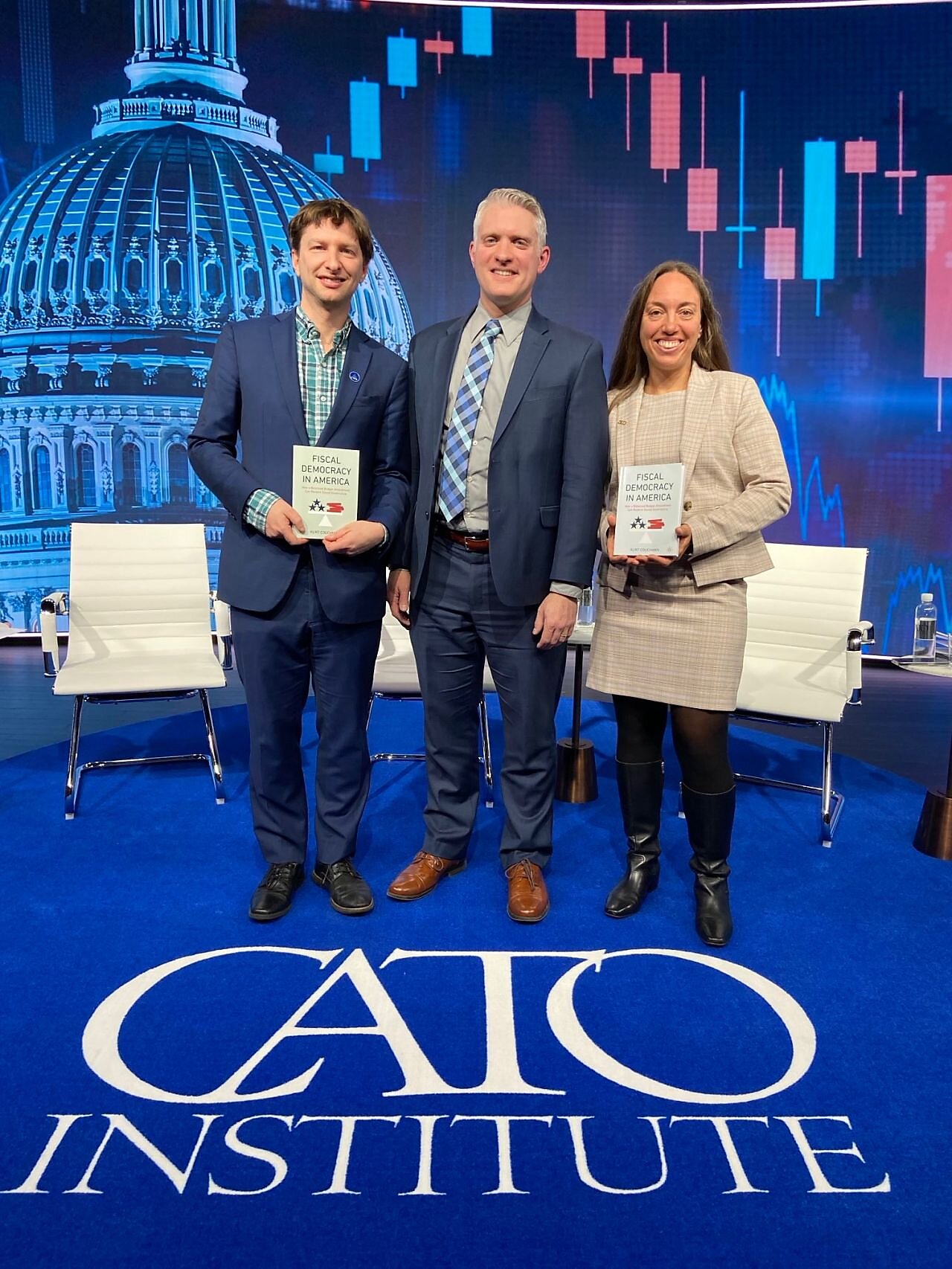 Marc Goldwein, Kurt Couchman, and Romina Boccia (from left to right)