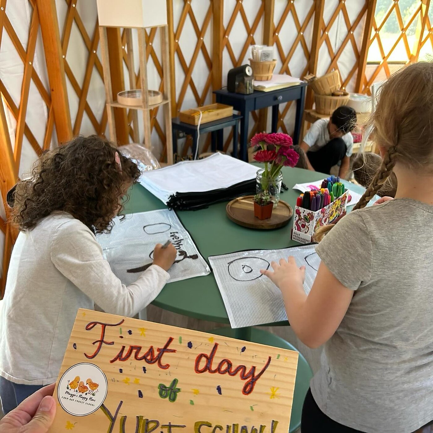Happy Hens Yurt School